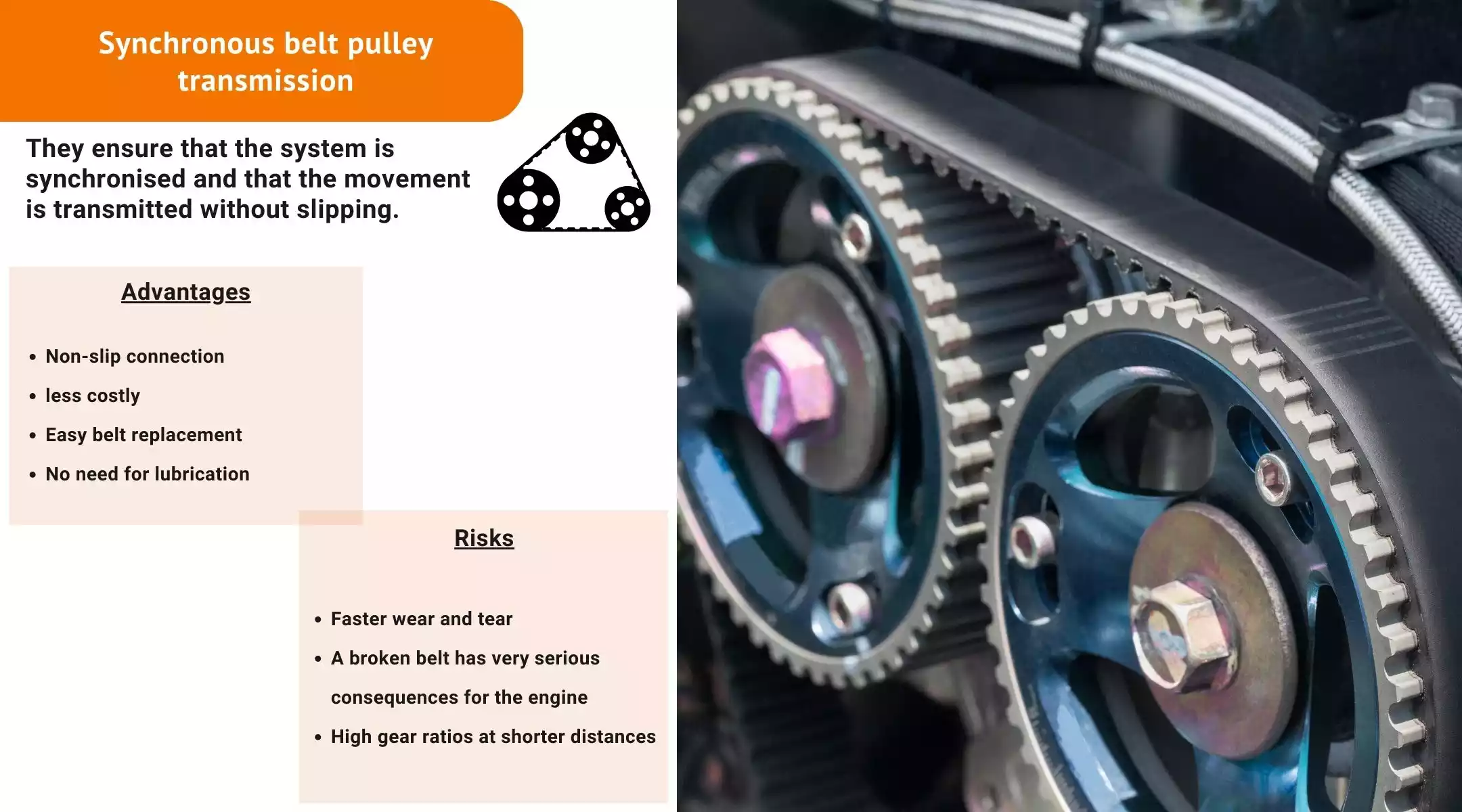 synchronous belt pulleys