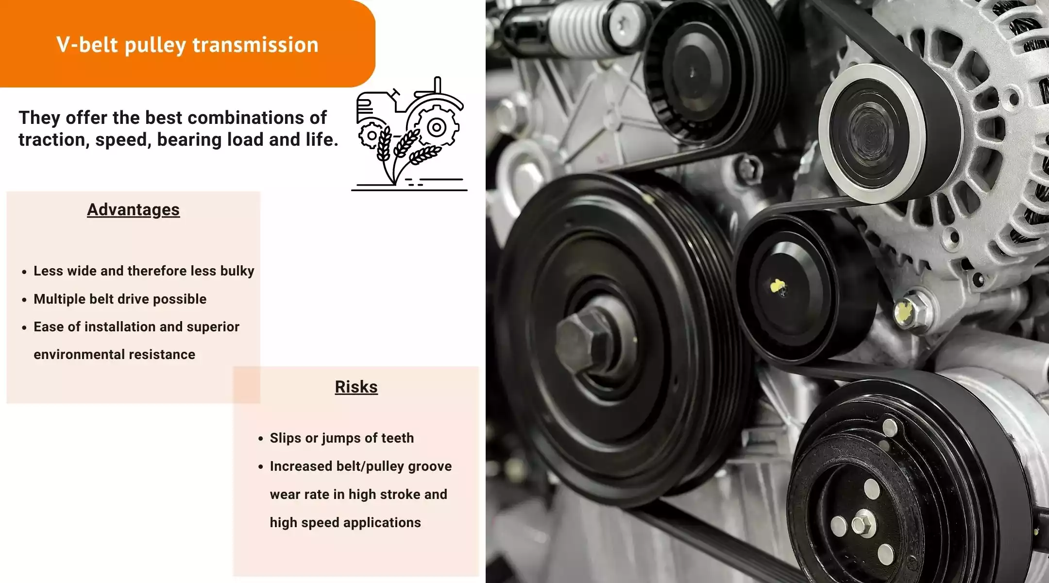 v-belt pulleys
