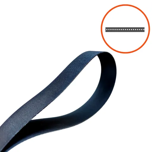 High flexibility flat belts